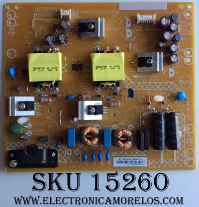 FUENTE DE PODER / VIZIO ADTVG2408AB7 / 715G6131-P01-003-002H / (X)ADTVG2408AB7 / VG2408AB7 / MODELOS D43F-E1 LTTUVNLT / D43F-E1 LTTWVVBT / D43F-E1 LTTWVVKT