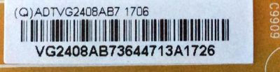 FUENTE DE PODER / VIZIO ADTVG2408AB7 / 715G6131-P01-003-002H / (X)ADTVG2408AB7 / VG2408AB7 / MODELOS D43F-E1 LTTUVNLT / D43F-E1 LTTWVVBT / D43F-E1 LTTWVVKT - Imagen 2