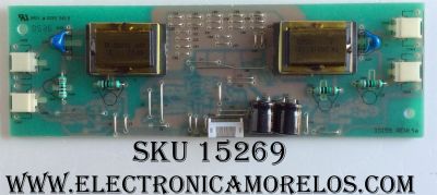 BACKLIGHT INVERTER / VIEWSONIC RUNTP5663T8 / IS159-1 / REV:4A /MODELO VP930B