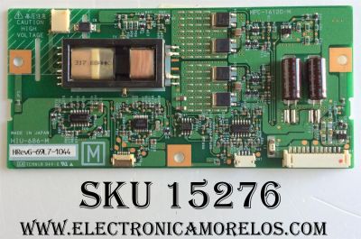 BACKLIGHT INVERTER / SPECTRONIQ HIU-686-M / HRevG-69L7-1044 / HPC-1612D-M / PANEL BM080A001A / MODELOS WT323 HD-3202 / PLTV-3250 / PLTV-3250	