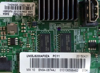 MAIN / SAMSUNG BN94-08744J / BN97-09756Z / BN41-02245A / MODELO UN55J6200AFXZA TS01 / PANEL CY-DF550CSLV1H	 - Imagen 2