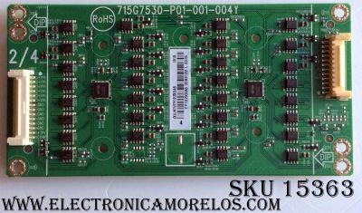 LED DRIVER / VIZIO LNTVFY12ZXXA5-2/4 / LNTVFY12ZXXA5 1619 / 715G7530-P01-001-004Y / MODELO P55-C1 LTM7TMDS / PANEL TPT550U2-EQLSJA.G REV:SC4C	