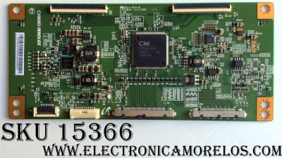 T-CON / VIZIO 4ZF45CDTR / E222034 14111901 / MODELO E60U-D3 LFTRURAS	