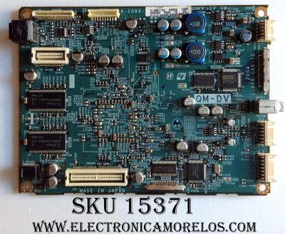 TARJETA QM-DV / SONY A-1086-778-C / 1-866-060-12 / MODELOS KDS-R50XBR1 / KDS-R60XBR1