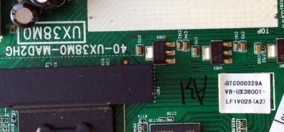 MAIN / FUENTE (COMBO) / TCL V8-UX38001-LFV025(A2) / 40-UX38M0-MAD2HG / V8-UX38001-LFV025 / GTC000329A / UX38M0 / MODELO 32S3750	 - Imagen 3