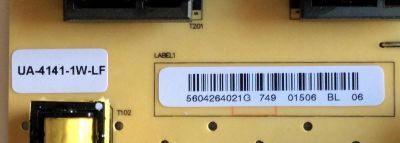 FUENTE / BALASTRA / WESTINGHOUSE 56.04264.021 / 5604264021G / UA-4141-1W-LF / VLT70039.51 / SUSTITUTA 56.04264.001 / MODELOS SK-32H240S / SK-32H520S	 - Imagen 2