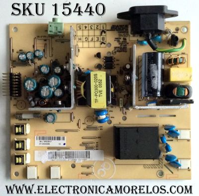 FUENTE / BACKLIGHT / VIEWSONIC 27-D003093 / PWB-IV135156T / MODELO VG2021M