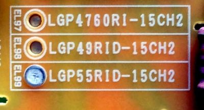FUENTE DE PODER / LG EAY63689103 / EAX66203101 (1.8) / LGP55RID-15CH2 / 63689103 / PANEL LC550EUE (FH)(M3) / MODELO 55LX774H-UA BUSYLJR - Imagen 2