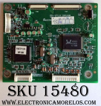 MAIN DIGITAL / VIEWSONIC 6201-7978908161 / VA521 / VA721 (A) / 2202518300 / PANEL CLAA170EA / MODELO VE710B VS10047