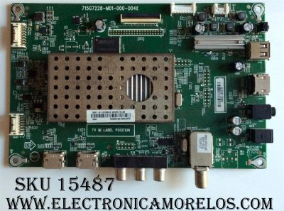 MAIN / BEST BUY / SHARP XECB0TK010 / 715G7228-M01-000-004K / XECB0TK010020X / PANEL TPT500J1-HVN07.U REV:S600B / MODELO LC-50LB371U