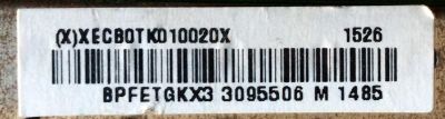 MAIN / BEST BUY / SHARP XECB0TK010 / 715G7228-M01-000-004K / XECB0TK010020X / PANEL TPT500J1-HVN07.U REV:S600B / MODELO LC-50LB371U - Imagen 2