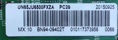 MAIN / SAMSUNG BN94-09402T / BN97-10062C / BN41-02344D / MODELO UN65JU6500FXZA	 - Imagen 2