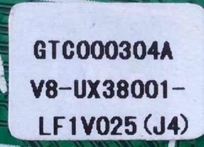 MAIN / FUENTE (COMBO) TCL V8-UX38001-LF1V025(J4) / V8-UX38001-LF1V025 / GTC000304A / 40-UX38M0-MAD2HG / UX38M0 / MODELO 40FS3750	 - Imagen 2