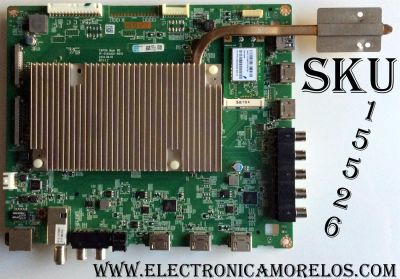 MAIN / VIZIO Y8386852S / 0158CAN00E00 852B / 0158CAN00E00 / 1P-0149J00-6012 / PANEL V580DJ2-QS5 Rev.M1 / MODELO D58U-D3 LFTITSAR	