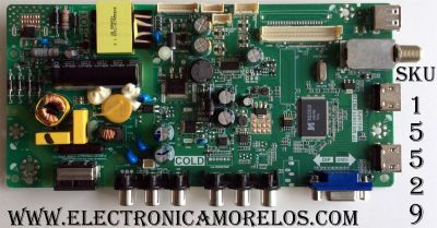 MAIN / FUENTE /(COMBO)/ TCL L15093181 / TP.MS3393T.PB710 / MS39PV / GTC000277A / T8-32NATL-MA2 / 02-SHY39V-CHNA04 / V8-MS39PVN-LF1V046 / V8-WS39PVN-LF1V046 / MODELO 32" / PANEL LVW320CSOT E232 V1 / MODELO DE 32''	