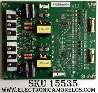 LED DRIVER / VIZIO LNTVFI39WXXC4 / 715G7159-P01-000-004K / FI39WXXC4 / MODELO M65-C1	