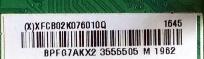 MAIN / VIZIO XFCB02K076 / XFCB02K076010Q / 715G7484-M02-001-004Y / PANEL TPT500J1-HVN08.A  REV:S800A / DISPLAY T500HVN08.8 / MODELOS D50-D1 LTMWTQFS / D50-D1 LTCWTQCS / D50-D1 LTMWTQCS	 - Imagen 2