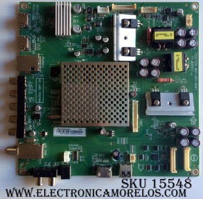 MAIN / VIZIO XFCB02K034 / 756TXFCB02K0340 / 715G7126-M01-001-004T / (X) XFCB02K034010X / MODELOS E50-C1 LTM6SKAR / E50-C1 LTCWSKER / E50-C1 LTMWSKER