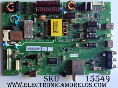 FUENTE / MAIN / LG 1605017M / 1605017M-M02543 /   1605017LA1245 / 5823-A6M68A-0P00 / CTI-600 /  MP: 03.00.04 (43)  / 43E3100 / 43´´