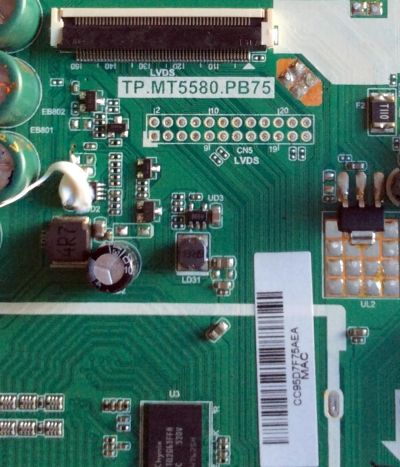 MAIN FUENTE  (COMBO)  VIZIO / 75500W010007 / A15063437 / TP.MT5580.PB75 / PANEL LSC400HN02-G02 / MODELO E40-C2 LWZQSFCR - Imagen 3