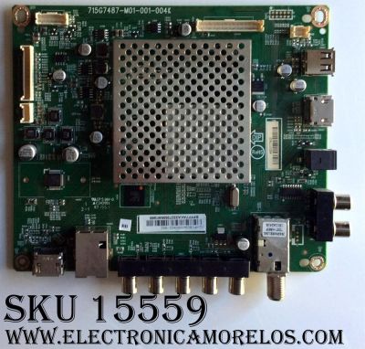 MAIN / VIZIO XFCB02K058 / 715G7487-M01-001-004K / (Q) XFCB02K058020Q / SUSTITUTA 756TXFCB02K0190 / PANEL TPT315B5-WHBN0.K S5941C /  MODELOS  E32H-C1 LTTUSJDS / D32H-D1 LTTUUKBS / D32H-D1 LTTUUKGS