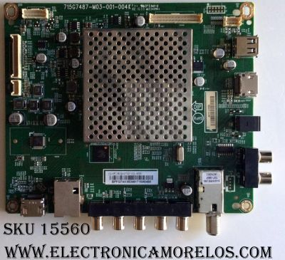 MAIN / VIZIO XFCB02K072 / 715G7487-M03-001-004K / (Q)XFCB02K072010Q / PANEL TPT315B5-WHBN0.K S5941C / MODELO D32H-D1 LTTUUKLS