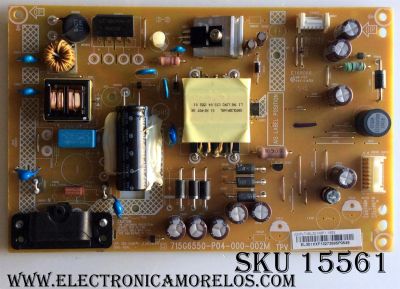 FUENTE DE PODER / VIZIO PLTVEL301XXF1 / 715G6550-P04-000-002M / EL301XXF1 / 715G6550-P03-000-002H / PANEL TPT315B5-WHBN0.K S5941C / MODELOS D32H-D1 / D32H-D1 LTTUUKLS / E32H-C1 / E32H-C1 LTTUSJCR / E32H-C1 LTTUSJDS / E32H-C1 LTTUSJDR 