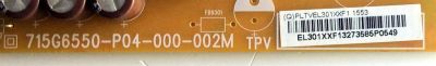 FUENTE DE PODER / VIZIO PLTVEL301XXF1 / 715G6550-P04-000-002M / EL301XXF1 / 715G6550-P03-000-002H / PANEL TPT315B5-WHBN0.K S5941C / MODELOS D32H-D1 / D32H-D1 LTTUUKLS / E32H-C1 / E32H-C1 LTTUSJCR / E32H-C1 LTTUSJDS / E32H-C1 LTTUSJDR  - Imagen 2