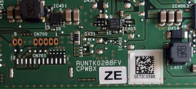 T-CON PARA TV VIZIO / NUMERO DE PARTE RUNTK0288FVZE / 1P-0164X01-4010 / RUNTK0288FV (ZE) / MODELOS E70-E3 / E70-E3 LFTRVRCT / E70-E3 LFTRVRLT - Imagen 2