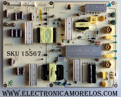 FUENTE DE PODER / VIZIO 09-65CAQ010-02 / 1P-113B800-1012 / CAP03  REV:1.2 / PANEL V650HP1-PS6 REV: C1 / MODELO E65-C3 LFTIRYAR	