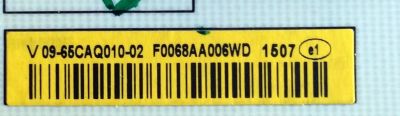 FUENTE DE PODER / VIZIO 09-65CAQ010-02 / 1P-113B800-1012 / CAP03  REV:1.2 / PANEL V650HP1-PS6 REV: C1 / MODELO E65-C3 LFTIRYAR	 - Imagen 2