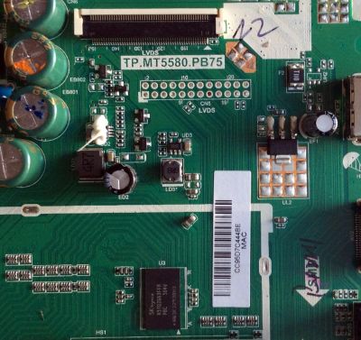 MAIN / FUENTE / (COMBO) / VIZIO A15010217 / TP.MT5580.PB75 / 75500W010004 / MODELO D48-D0 LAUSTWES - Imagen 2