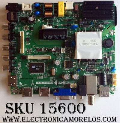 MAIN / FUENTE / (COMBO) / ELEMENT H16071118 / TP.MS3393.PB801 / SY16235 / 20160615_163453 / 06NBX 160801 04297 / PANEL LC390TU1A / T390-DXB (P) -DLED / MODELO ELEFW3916 C6A0M  