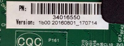 MAIN FUENTE PARA TV ELEMENT / NUMERO DE PARTE 34016550 / H16071204 / TP.MS3393.PB801 / 65W03 /20160801_170714 / MODELO ELEFW3916 - Imagen 3