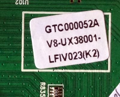 MAIN / FUENTE / (COMBO) / TCL V8-UX38001-LFIV023(K2) / GTC000052A / 40-UX38M0-MAD2HG / UX38M0 / MODELO 40FS3750	 - Imagen 3