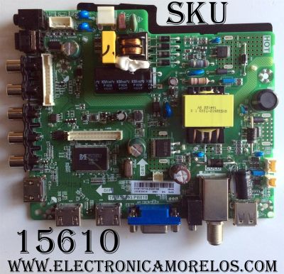 MAIN / FUENTE / (COMBO) / ELEMENT H16112714 / TP.MS3393.PB818 / E16070-1-DX / F50TPMS3393PB818002 / PANEL LK315T3HC1K / MODELO ELEFW328 M6F2M LE-32GY16-A1