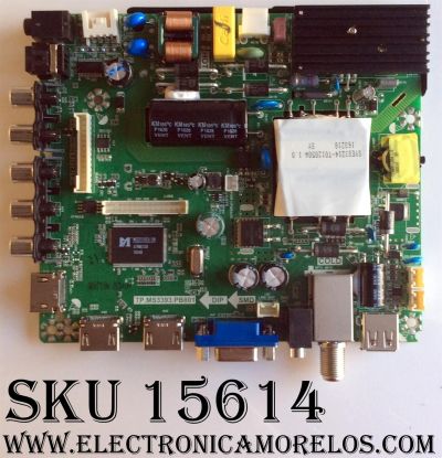 MAIN / FUENTE (COMBO) / ELEMENT K16099340 / TP.MS3393.PB801 / SY16219-1 / 890-M00-06NC6 / PANEL V500HJ1-PE8 / MODELO ELEFW5016