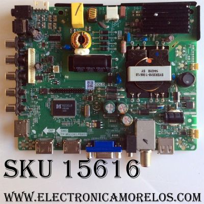 MAIN / FUENTE / (COMBO) / ELEMENT N14100086 / TP.MS3393.PB851 / BSE32HY10 / P3S1408660 / 22002A0028ST-25 / PANEL HV320WX2-206 / MODELO ELEFW328 P14012