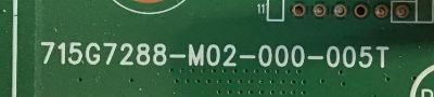 MAIN PARA TV VIZIO ((UN SOLO CONECTOR)) / NUMERO DE PARTE XFCB0QK003  / 756TXFCB0QK0030 / 715G7288-M01-000-005T  / 715G7288-M02-000-005T  / (Q)XFCB0QK0030  / PANEL TPT430H3-QVN01.U REV:S000A / MODELO M43-C1 LTTWSPAR - Imagen 3