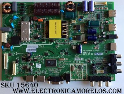 MAIN FUENTE ((COMBO)) PARA TV SPELER / NUMERO DE PARTE 5800-A6M62E-0P10 / 5800-A6M62E-0P10 VER00.01 / VER00.01 / 1402054M / 1406170M / 1402054M1069 / SK1402054M / PANEL LC320DXJ-SFE1 / LC320DXJ (SF)(F1) / MODELO SPLED32
