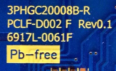 LED DRIVER / LG 6617L-0061F / 3PHGC20008B-R / PCLF-D002 F Rev0.1 / MODELO 42LV3520-UJ.CWMYLH / PANEL LC420EUN(RD)(V1)	 - Imagen 3