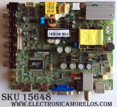 MAIN / FUENTE / (COMBO) / ELEMENT 41H0012 / CV3393BH-A32 / 34011278 / MODELO ELEFW328 / PANEL LSC320AN02