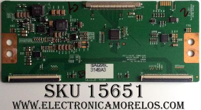 T-CON / LG 3149A / 6871L-3149A / 6870C-03070A / PANEL NC320DXN SAAP1 / HC320DXN-SLFG1-21XX / MODELO 32LN530B-UA BUSFLWM / 32LN536B-UB.AWMRLJM