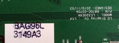 T-CON / LG 3149A / 6871L-3149A / 6870C-03070A / PANEL NC320DXN SAAP1 / HC320DXN-SLFG1-21XX / MODELO 32LN530B-UA BUSFLWM / 32LN536B-UB.AWMRLJM - Imagen 2