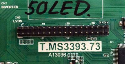 MAIN PARA TV VIOS / NUMERO DE PARTE SMT130798-2 / T.MS3393.73 / SMT130798-2-13859 / DISPLAY V500HK2-PS1 REV.C1 / MODELO TV50LED1301 - Imagen 2