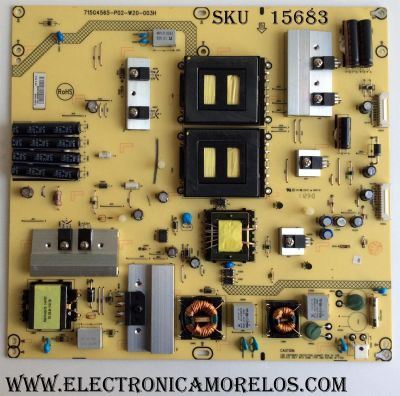 FUENTE DE PODER / VIZIO ADTVB2419AD2 / B2419AD2 / 715G4565-P02-W20-003H / SUSTITUTAS ADTV12419XZN / ADTVA2419XZ8 / ADTV12417XA2 / ADTVA2419AAY / ADTVA2419XAY / FADTVA2419XZ8 / PANEL LC420EUH(LD)(F6) / MODELO M3D420SR LTMAKQBM	