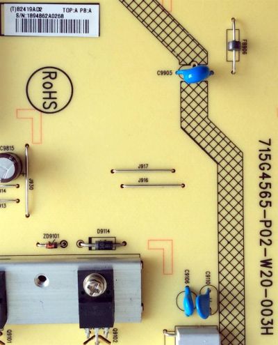 FUENTE DE PODER / VIZIO ADTVB2419AD2 / B2419AD2 / 715G4565-P02-W20-003H / SUSTITUTAS ADTV12419XZN / ADTVA2419XZ8 / ADTV12417XA2 / ADTVA2419AAY / ADTVA2419XAY / FADTVA2419XZ8 / PANEL LC420EUH(LD)(F6) / MODELO M3D420SR LTMAKQBM	 - Imagen 2