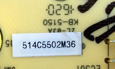 FUENTE DE PODER / JVC 514C5502M36 / TV5502-ZC02-01 / MODELO LT-55UE76  - Imagen 2