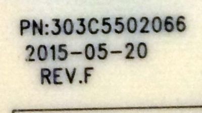 FUENTE DE PODER / QUASAR 1010025710 / 303C5502066  / REV.F / PANEL LSC480AN02-W / MODELO SQ4800M - Imagen 2