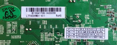 MAIN / SCEPTRE B13041708 / T.RSC8.A2 / C2040A / IR1303012-01 / 20130422213515_A2LCD / PANEL LTF400HM01-A11 / SCEPTRE X405BV-FMDU8HM01A11 - Imagen 2